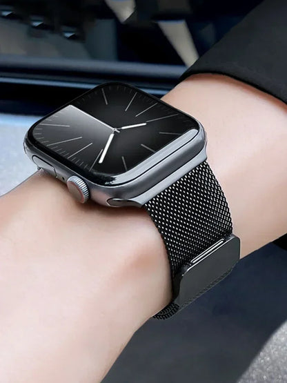 Milanese Strap For Apple Watch Ultra 2 49 46mm 42mm 44mm 40mm 45mm 41mm 38mm Bracelet For iWatch Series 10 9 3 6 5 SE 7 8 Strap