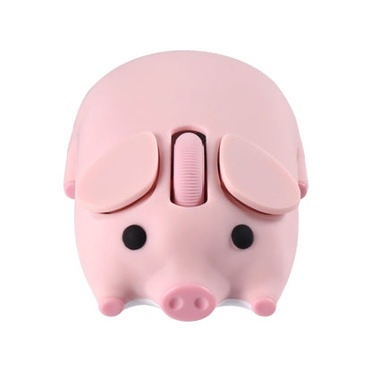 Cartoon Pig Design Computer Mouse Dual-mode 2.4G+Bluetooth Cute Ergonomic Optical Mice Game Laptop PC Universal For Girl Gift