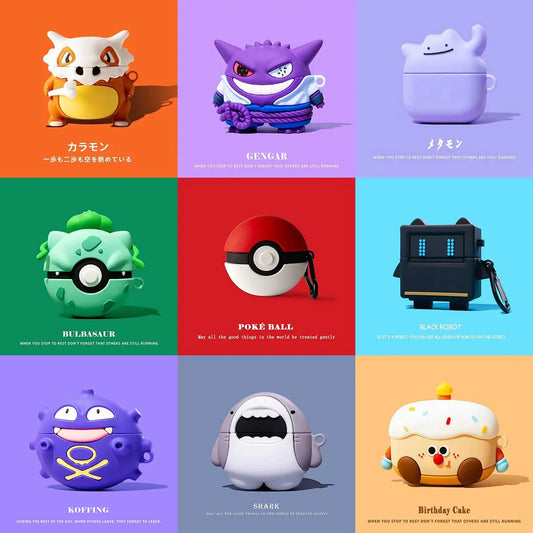 Pokemon Cartoon Silicon Case For Samsung Galaxy Buds 3 Pro Case Protector Wireless Protective Shell Samsung Galaxy Buds3 Cover