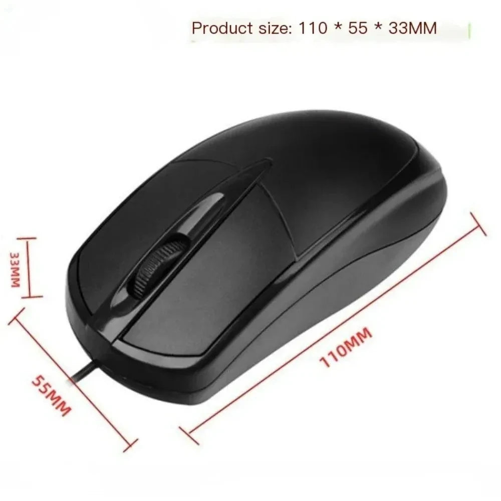 USB Wired Computer Mouse Optical Mouse Gamer PC Laptop Notebook Computer Mouse Mice for Office Home Use