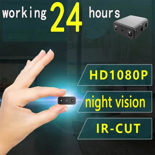 Mini Camera 1080P Smallest Full HD Camcorder Infrared Night Vision Micro Cam Motion detection IR-CUT DV Support Hidden TF card