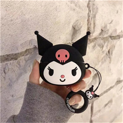 3D Cartoon Case for AirPods 4 2024 New Silicone Earphone Charging Case for AirPods Pro 2 Cover for AirPods 3 With Hook