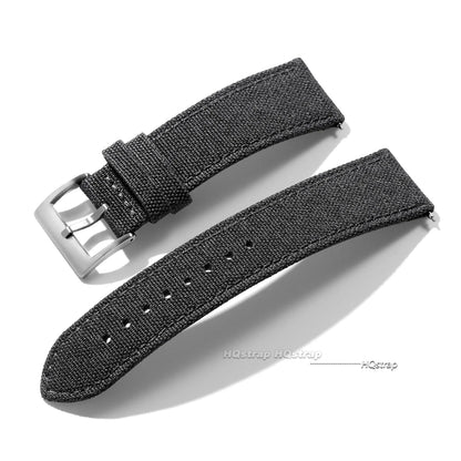 Sailcloth Watch Strap 20mm 22mm for Seiko Band Waterproof Fabric Watchband Quick Release Wristband High Quality Women Men Belt