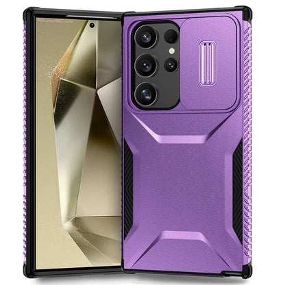 Case For Samsung Galaxy S25 S24 S23 Ultra Plus FE A55 A35 A56 A36 5G Military Grade Shockproof Protective Slide Camera Cover