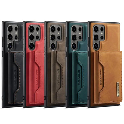 2 in 1 Detachable Wallet Card Holder Phone Case for Samsung Galaxy S25 Ultra S22 Plus S24 S23 FE A54 A16 A56 A55 A35 A36 Cover