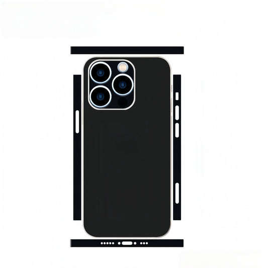 Pain Color Skin Wrap For iPhone 16 Pro Max Sticker 15 14 Plus Back Film 13 12 Mini Protective Decal Side Frame Back Protector