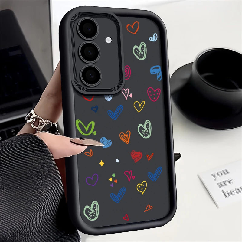 Christmas New Year TPU Case For Samsung Galaxy S25 Edge S23 S24 Ultra S24 FE A17 A55 A54 A15 A16 A36 A35 A25 A56 5G Phone Cover