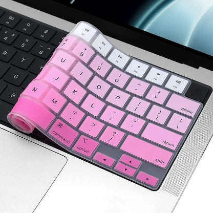 Ultra Thin Silicone Keyboard Cover Skin for MacBook Air & Pro 12/13/14/15/16inch A2991 A2992 A3113 A3114 A2179 A2338 A2681 A2941