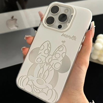Cartoon Mickey Phone Case For Samsung Galaxy S25 S24 S23 S22 S21 Plus FEUltra A36 A26 A55 A35 A25 A34 A54 A53 A52 Y2K Back Cover