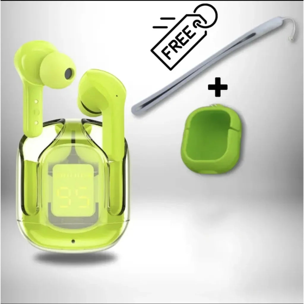 Buy Headset Get Protective Case + Lanyard) T2 TWS Gaming Earbuds Bluetooth 5.3 Noise Reduction HD HiFi Stereo Wireless Earphone