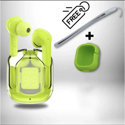 Buy Headset Get Protective Case + Lanyard) T2 TWS Gaming Earbuds Bluetooth 5.3 Noise Reduction HD HiFi Stereo Wireless Earphone