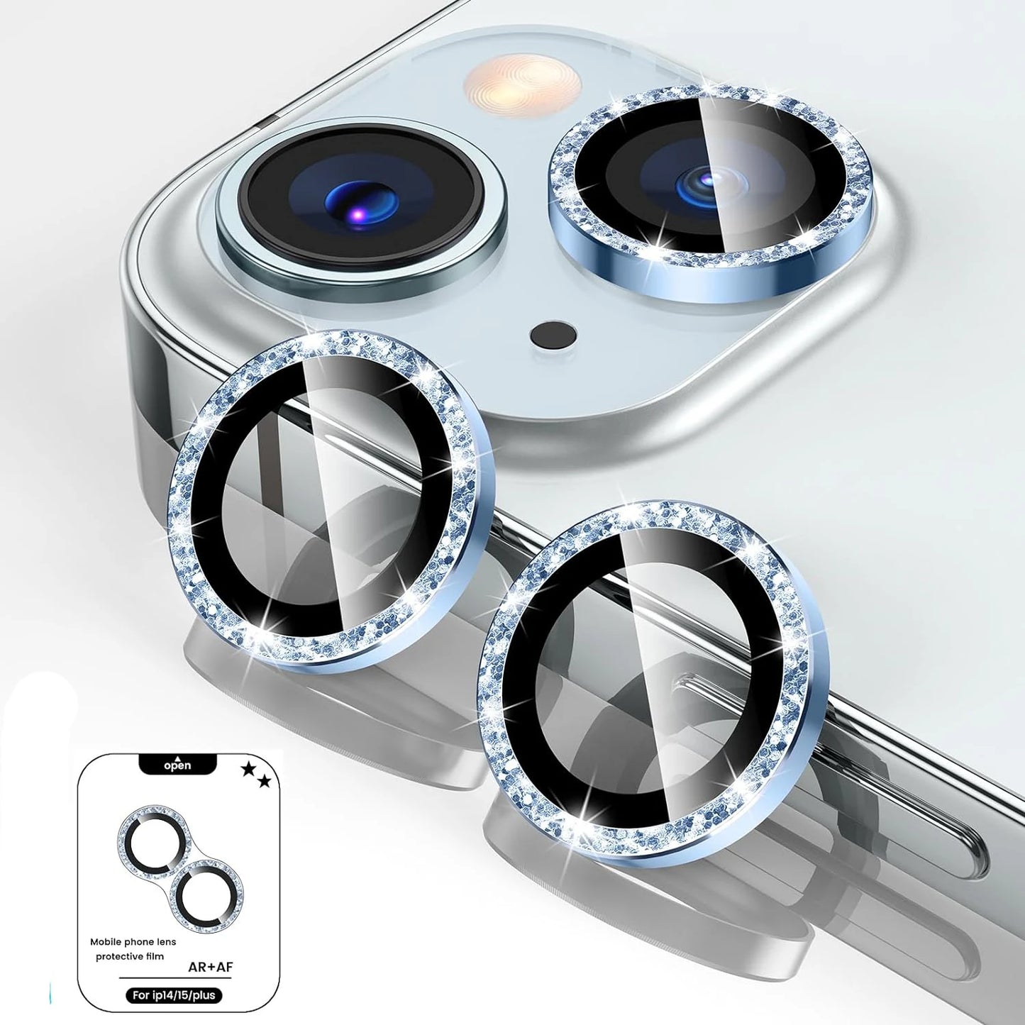 Camera Lens Protector Cover For iPhone 15 Pro Max 14 Plus 13 Mini 15Pro 14Pro 13Pro 15Plus 14Plus 13mini Protection Accessories