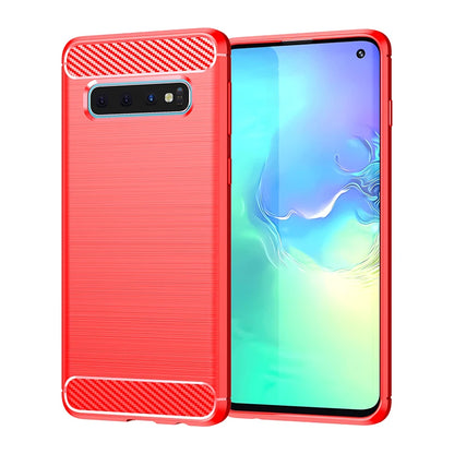 Shockproof Silicone Case For Sansung Galaxy S10 S10E S10Plus  Fiber Case Fundas
