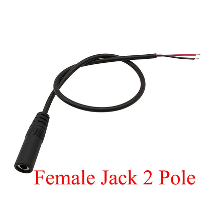 1/2/3/5Pcs 3.5mm Audio Cable Connector 2 3 4 Pole Mono Stereo Male Plug Female Jack Extension Wire AUX Headphone DIY Repair 30cm