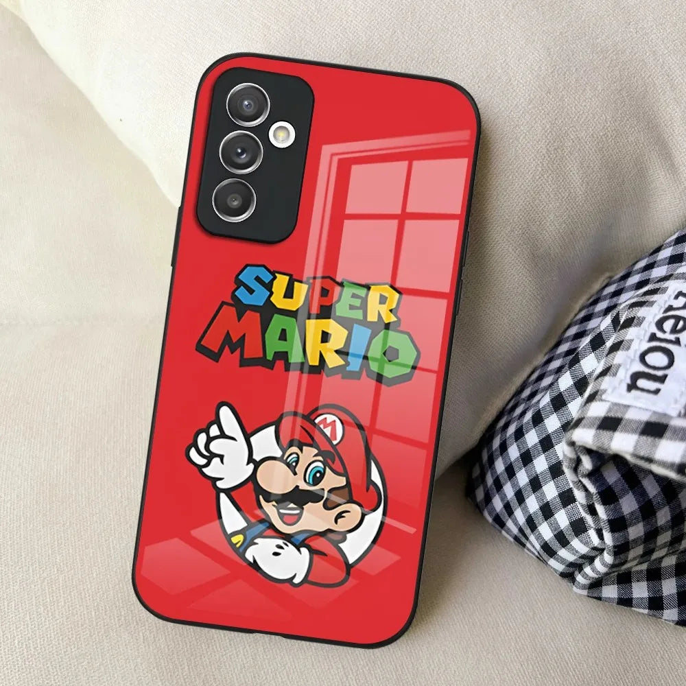 Hot Games M-Marioes Phone Case for Samsung S24 Ultra S23 S22 S20 Fe S21 Plus Galaxy A54 A34 A24 A53 Note 20 Glass Cover