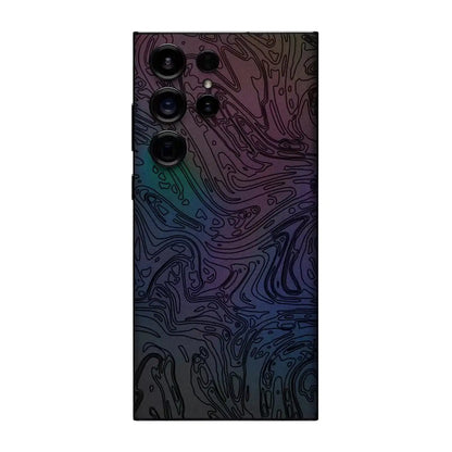vinyls Film For Samsung S23 S25 Ultra S24 Films Cases Decal Skin Aurora Back Covers Protector Wrap Ultra Thin Stickers