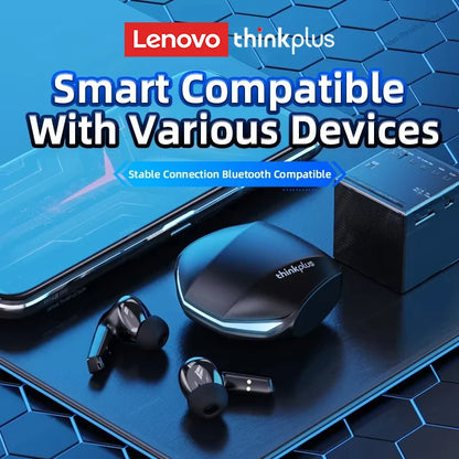 Lenovo GM2Pro Wireless Bluetooth Headset LED Light Waterproof Noise Cancelling Earbuds Wireless Headphones Bluetooth Earphones