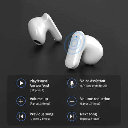 LY09 TWS Wireless Headset Bluetooth 5.2 Earphone HIFI HD Sound Quality Stereo in Ear Earbuds Headphones Noise Reduction Headset