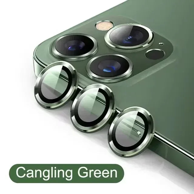 3Pcs Metal Lens Protector Glass For iPhone 16 13 12 11 14 15 Pro Max Mini Camera Lens Protection Film For iPhone 16 14 15 Plus