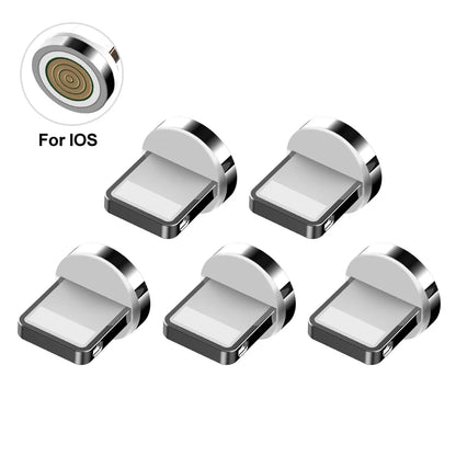 Magnetic Charging Cable Adapter Connector Tips Head for Type C Micro USB iPhone 3A Fast Charging 5Pcs Plugs Not Cable
