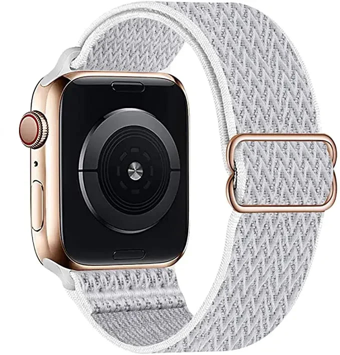 Nylon Loop Strap For Apple Watch 49mm 45mm 41mm 44mm 42mm 46mm Adjustable Elastic Belt iWatch Ultra 3/2 11 10 9 8 7 6 5 SE3 Band