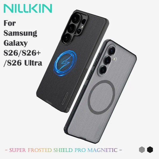 For Samsung Galaxy S26/S26+/S26 Ultra Case with Matte UV Coating, NILLKIN Frosted Shield Cover, Comfortable Grip, Dust-Proof