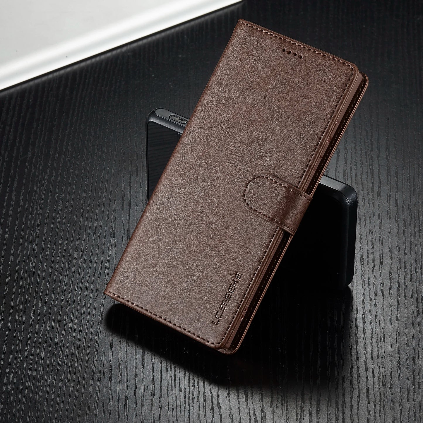 Leather Wallet Case For Samsung Galaxy S25 S24 S23 S22 Ultra S21 S20 FE S10 S9 Plus Note20 10 Plus Business Flip Card Cover
