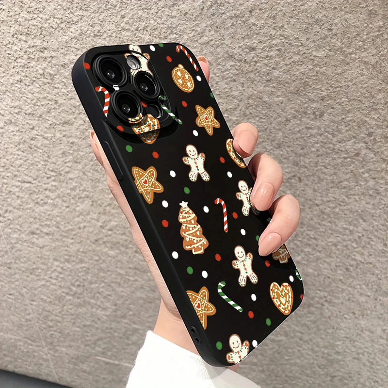 Colorful Christmas Tree Gift Pattern Shockproof Phone Case For Xiaomi Redmi 13 12 14C 13C 12C Redmi Note 14 Pro Plus 11 10 Cover