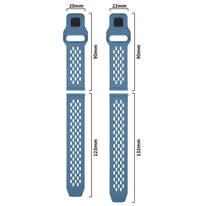 Silicone Sports Strap For Amazfit Active/Active 2 Bracelet 20 22mm Band For Amazfit Balance 2/Bip 6 5 3 3Pro/GTR4 3/GTS 3 4 Mini