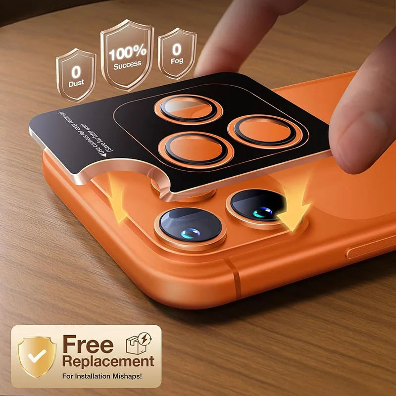 Aluminium Alloy Tempered Glass For Apple iPhone 17 Pro Max Lens Film Cover Protection Camera Lens Protector for iPhone 17 Pro