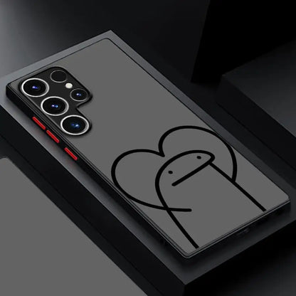 Cartoon Matchman Case for Samsung Galaxy S24 Ultra S23 Plus S25 S22 S21 FE S20 Note 20 S9 S10 Fashion Funda Silicone Phone Cover