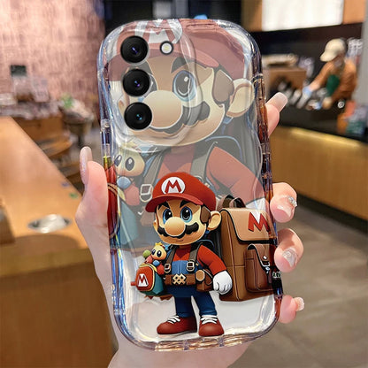 Super M-Marios Bros Case for Samsung Galaxy S24 S23 S22 S21 Ultra Plus S20 FE A73 A72 A71 A55 A54 5G A53 A52 4G A50S A50 Cover