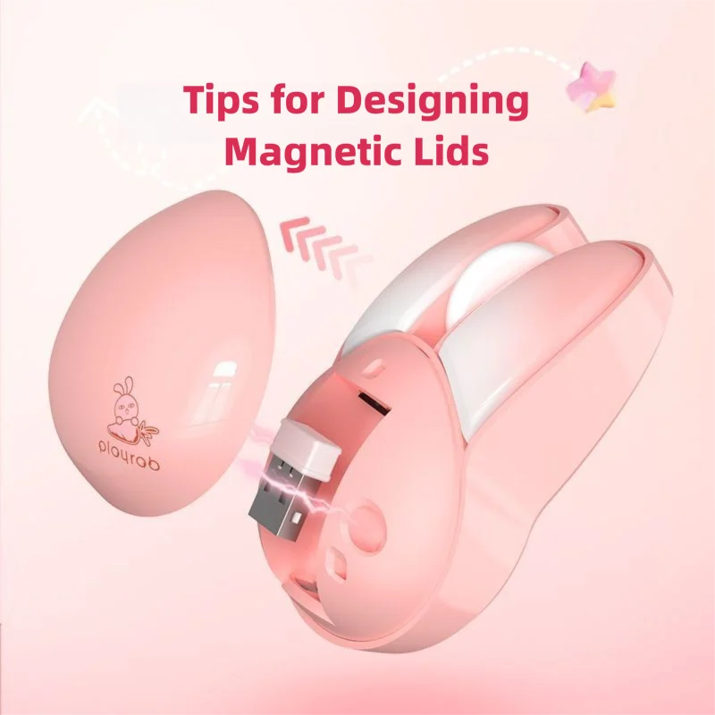 Cute Rabbit Ear Shape Dual-Mode Mouse 2.4G+Bluetooth Lightweight Mute Ergonomic Plating Portable Mice For PC Laptop Office Home