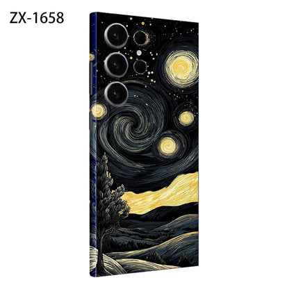 Colorful Decal Skin for Samsung Galaxy S24 S23 S25 Ultra Plus S24Ultra Back Screen Protector Cover Wrap Stones Sticker