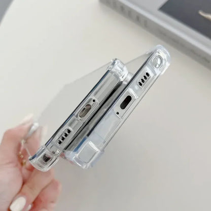 Makeup Mirror Phone Case For Samsung Galaxy S21 S22 S23 Plus Shockproof Back Cover For Samsung S25 S24 S23 S22 Ultra Mirror Case