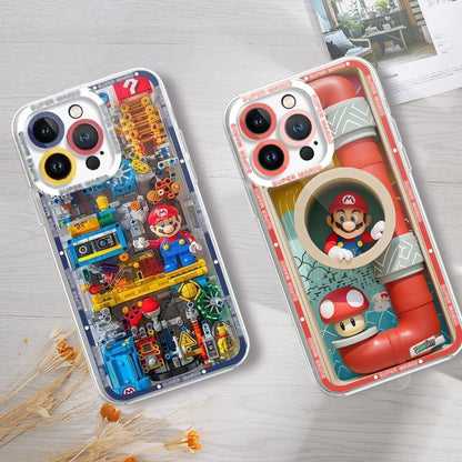 Building Blocks M-Marios Case For Xiaomi 13T 12T 11T 10T 14 13 12 11 Lite 5G NE POCO F6 X6 Pro X3 NFC X5 X4 GT F3 F4 F5 M6 M5S