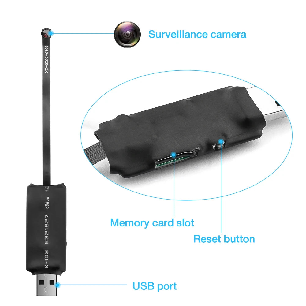 HD 1080P WiFi IP Mini Camera Video Recorder Real Time Home Security Mini Camera DIY Module Camera Support Remote Viewing