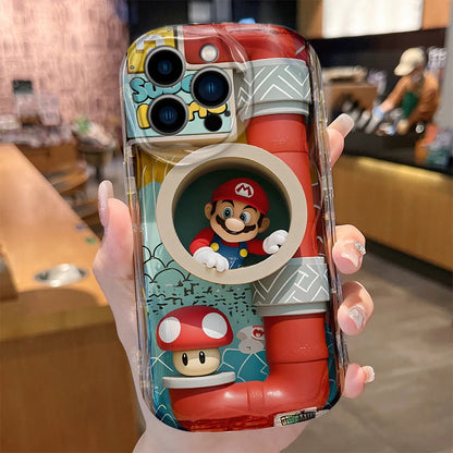 Super M-Marios Bros Case for iPhone 16 E 15 Pro Max 14 13 12 Mini 11 Pro Max XS X 8 7 Plus Soft Silicone Shockproof Covers Funda