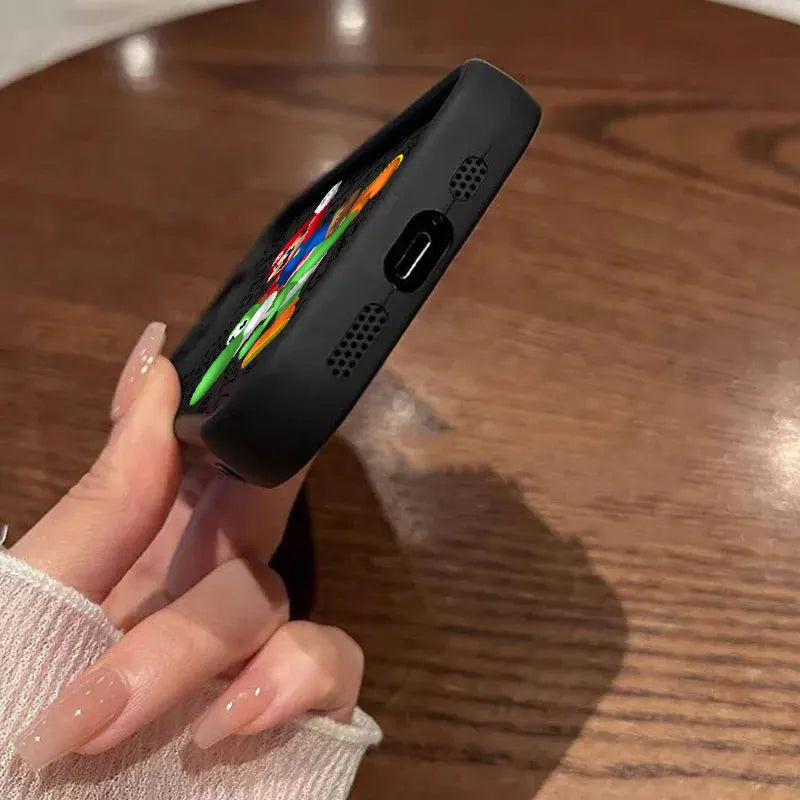 Cartoon Super M-Mario Bros Phone Case For Samsung Galaxy A14 A15 S21 S22 S23 S24 FE Plus Ultra A25 A35 A52 A53 A54 A55 5G Covers