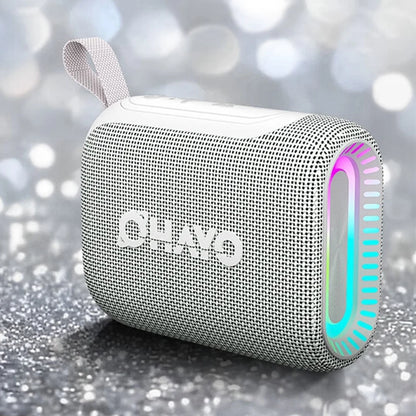 OHAYO Bluetooth Speaker Small Music Box Bluetooth 5.3 with RGB Light, Outdoor Portable Speaker with 24H Battery, IPX7 Waterproof