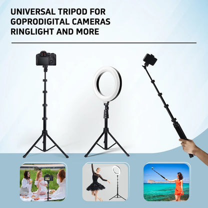 12" 3-Color Ring Light with Handle & 160cm Quick-Release Tripod – Dimmable LED for Selfie/Makeup/Live Streaming