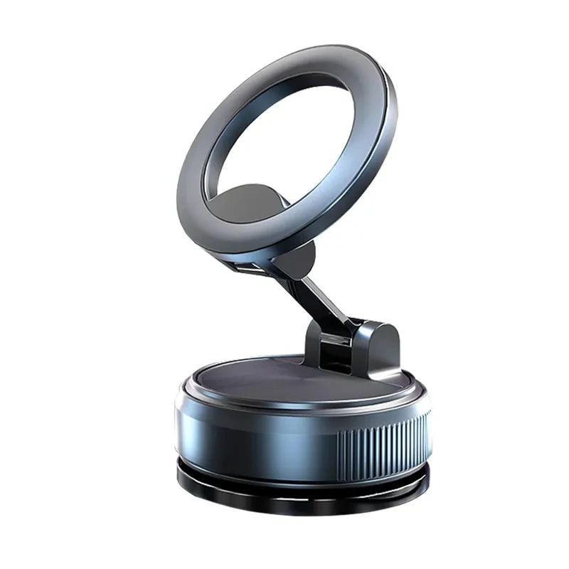 Car Mount Vacuum Magnetic Holder Foldable Strong Suction Stand For Cell Phone For iphone 16 15 12 13 14  Live Streaming