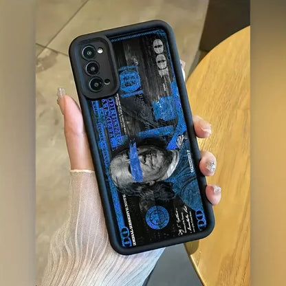 Fashion US Dollar Pattern Matte Case for iPhone 16 12 13 mini 11 14 15 Pro Max XR 8 Plus Anti-Scratch Ultra Thin Silicone Cover