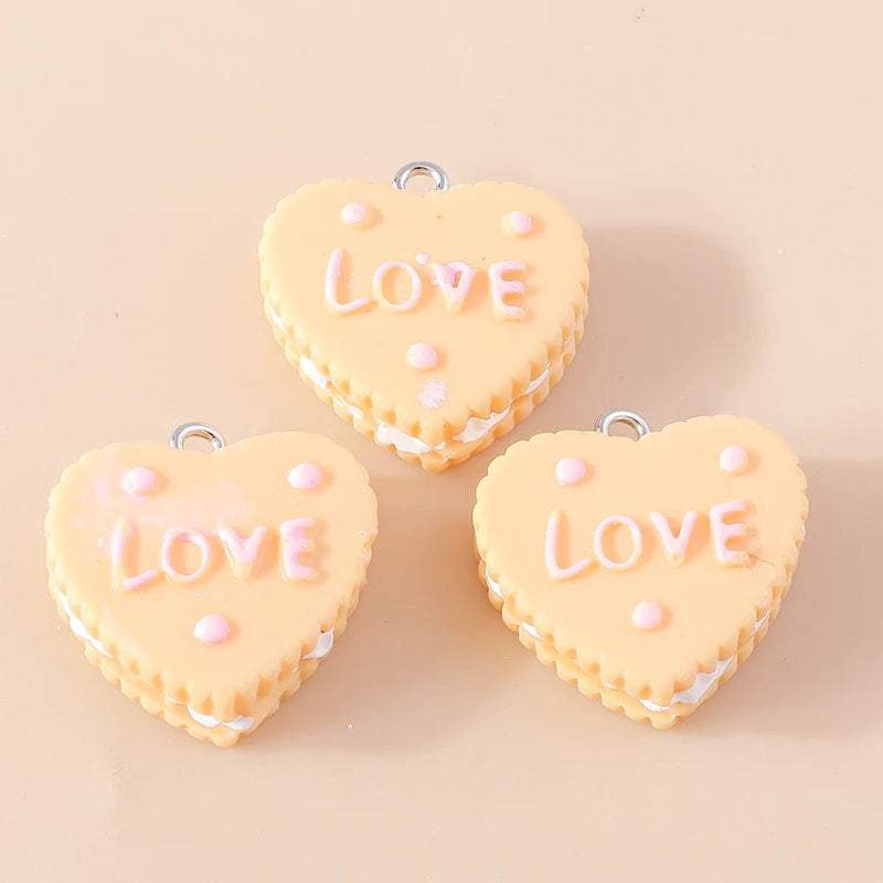 15Pcs Mix Resin Chocolate Charm Dessert Food Charms for Necklace Bracelet Earring Keychain Diy Jewelry Making Accessories