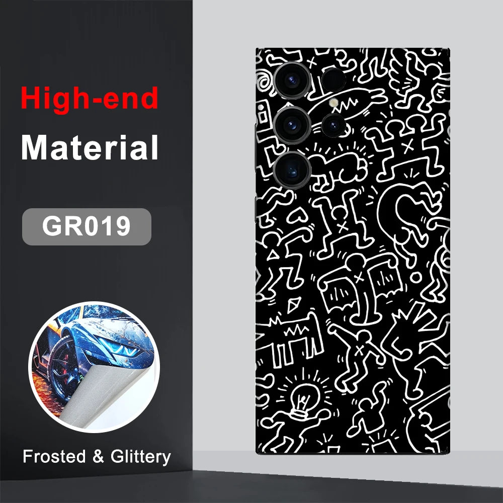 CASEKiTTY Skin For Galaxy S24 Ultra Back Film Samsung S23 Ultra Sticker S22 Plus Protective Decal Wrap Screen Protector No Case