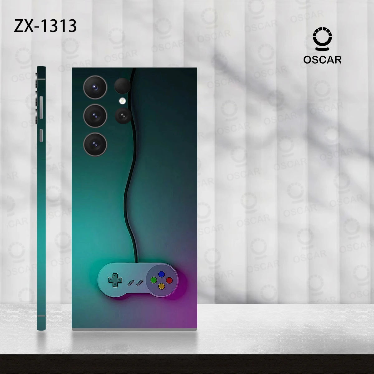 Colorful Decal Skin for Samsung Galaxy S24 S23 S22 Ultra Plus S25 Note20 Back Screen Protector Cover Wrap Stones Sticker