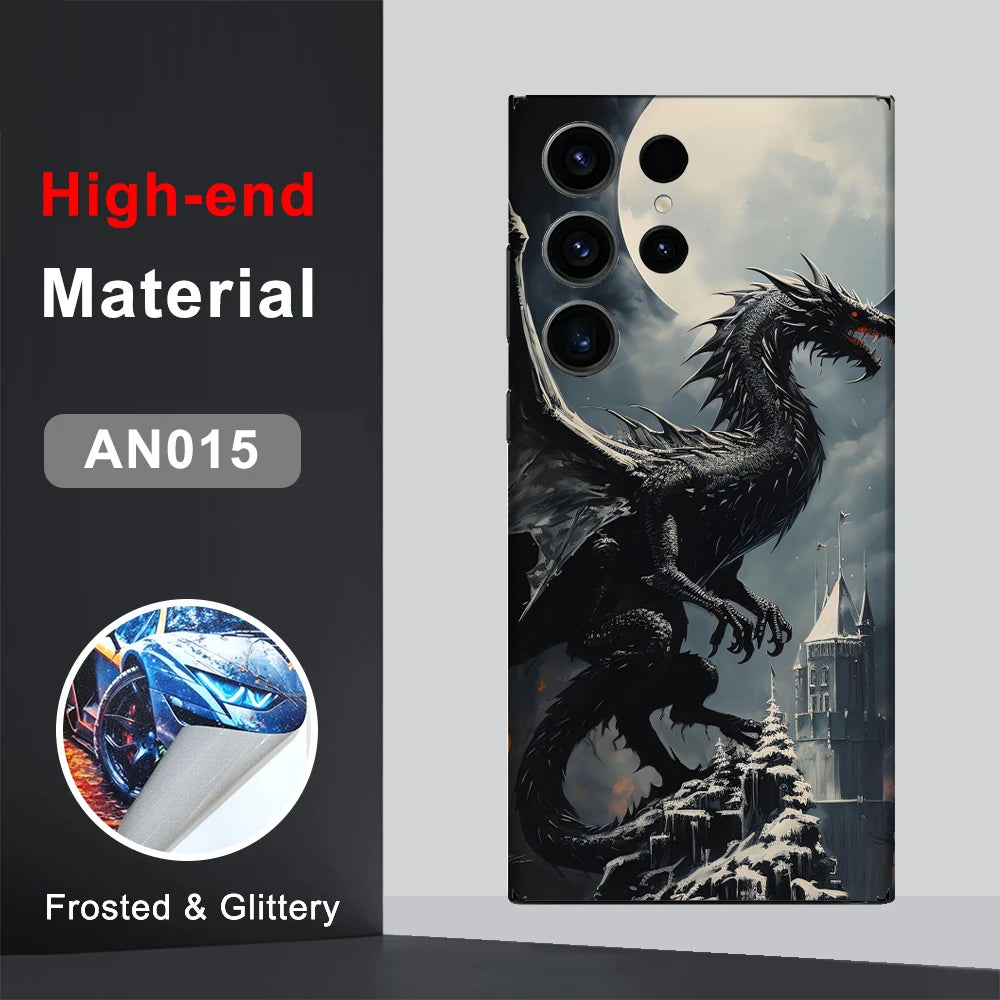 CASEKiTTY Skin For Galaxy S24 Ultra Back Film Samsung S23 Ultra Sticker S22 Plus Protective Decal Wrap Screen Protector No Case