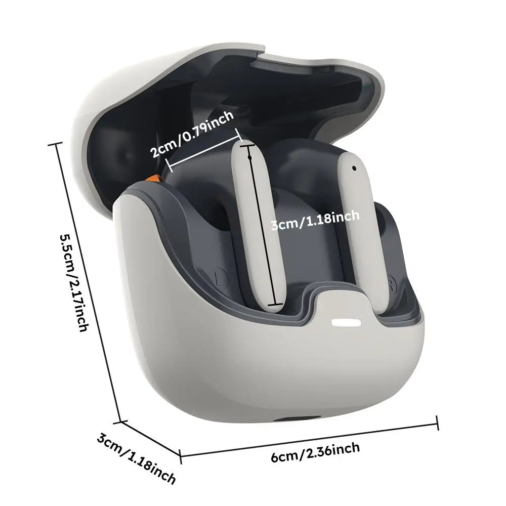 5.4 Bluetooth TWS Wireless Bluetooth Earphones Ultra-low Latency Dual Microphone ENC Noise Cancelling in Ear Bluetooth Earphones