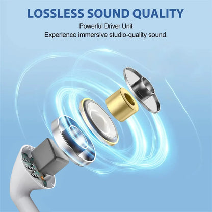 For Samsung Earphone EHS61 S5830 3.5mm Wired Headset With Mic For Galaxy A15 A14 A06 A05 A25 A34 A13 A12 M15 M34 M14 S9 S10 Plus