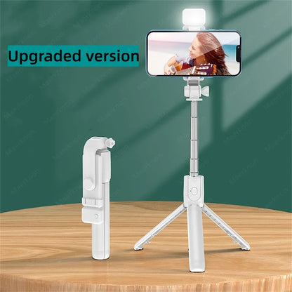 Wireless Selfie Stick Portable Tripod Stand Multifunctional Tripod With Wireless Bluetooth Remote Shutter For IOS Android Phone
